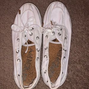 White Sperry Slip on sneakers size 7.5